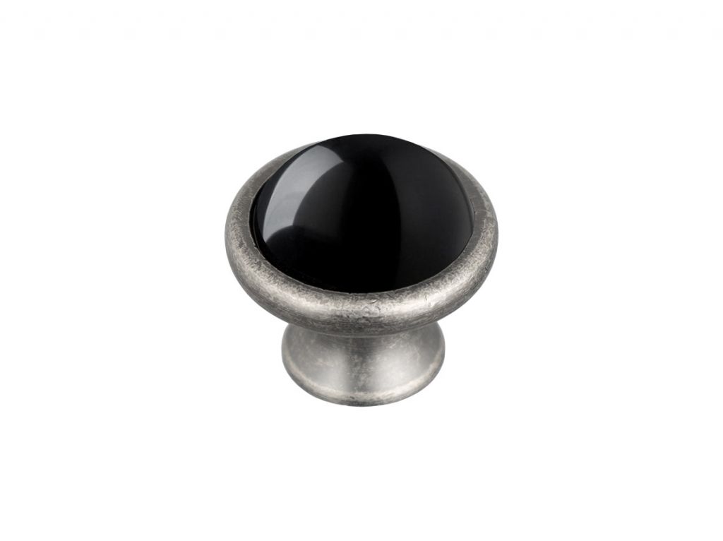 Ручка кнопка Virno Azure 100R BLC A0 античное серебро
