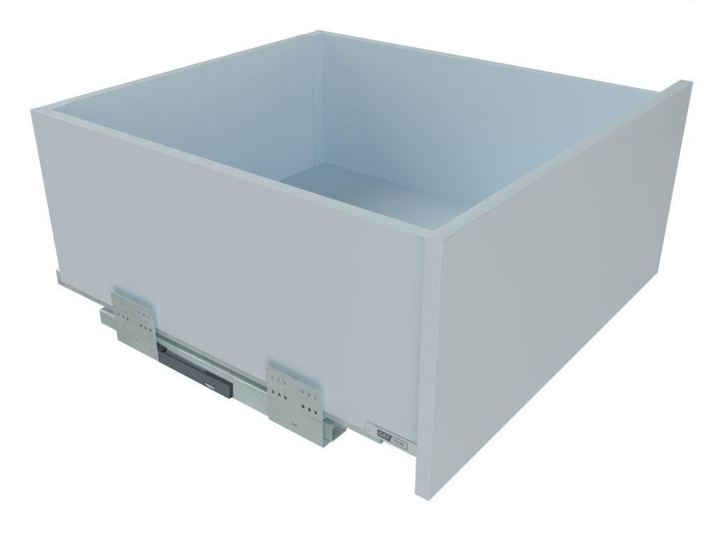 Висувний ящик з відштовхувачем GIFF PRIME FlatBox L=500 H=199 білий