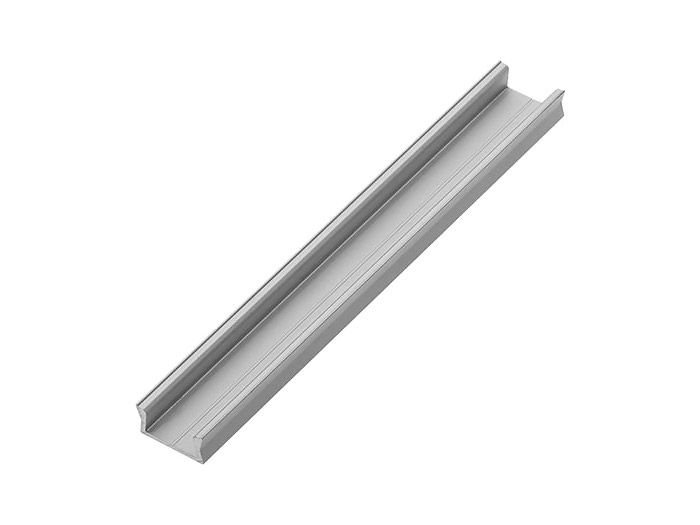 Профиль алюминиевый накладной для LED ленты GTV L=2000 алюминий (PA-GLAXMNK-AL)