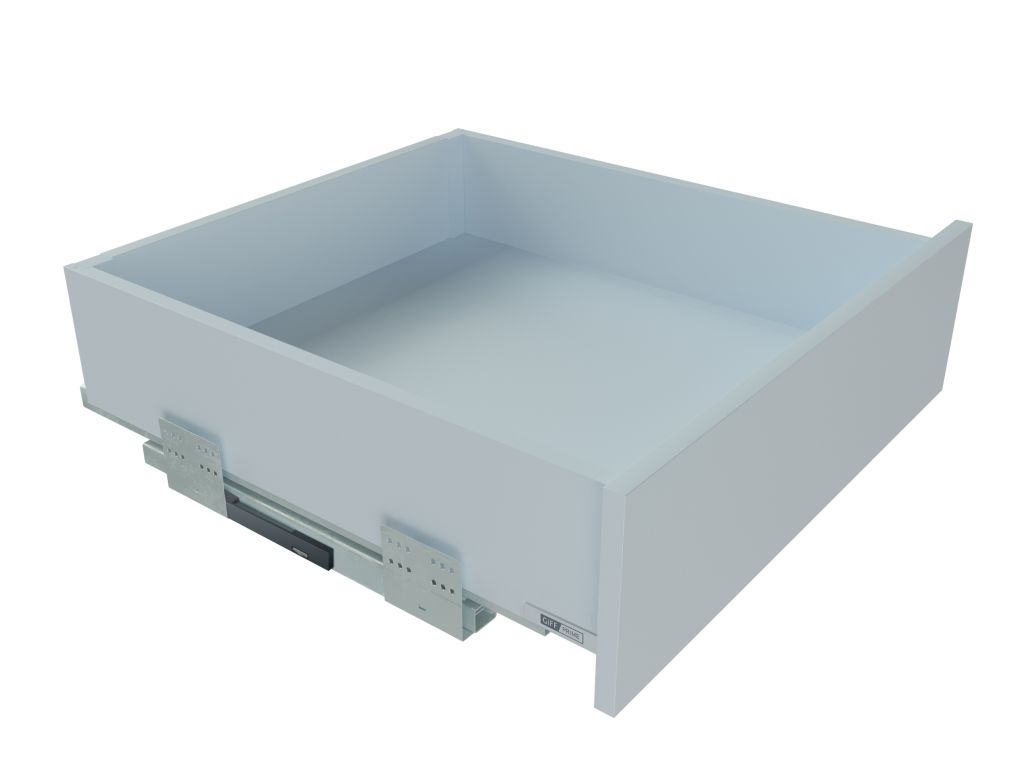 Висувний ящик з відштовхувачем GIFF PRIME FlatBox L=500 H=116 білий