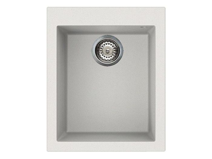 Мийка штучний камінь Elleci 410x500 Quadra 100 Bianco Titano G68