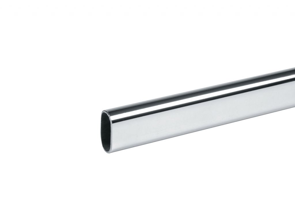 Труба овальная GIFF 30х15 L=3000 хром 