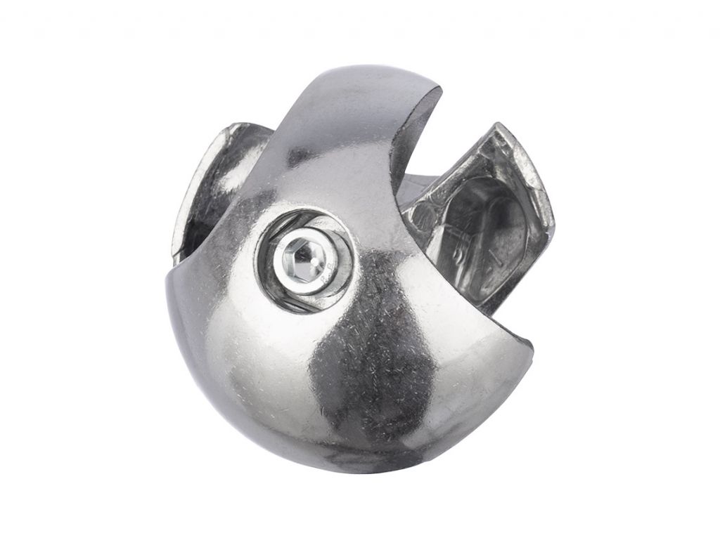 R-6DX Муфта подвійна права GIFF хром