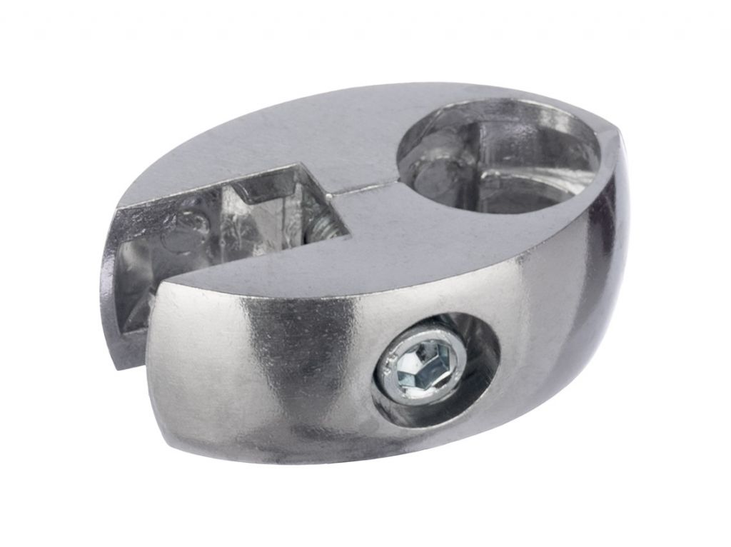 R-7 Муфта для скла і панелі GIFF хром