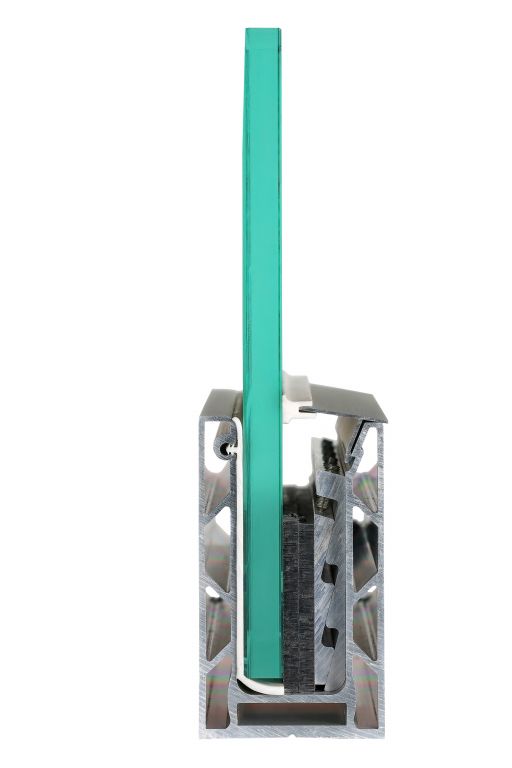 Комплект балконного профілю під скло 10-12 мм