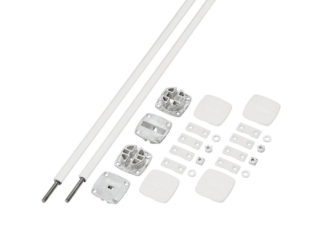 Выравнивающая система PLANOFIT цвет белый 2650 мм, Hafele (2 полных комплекта)