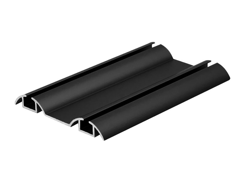 Профіль направляючий нижній Slider L=5000 чорний