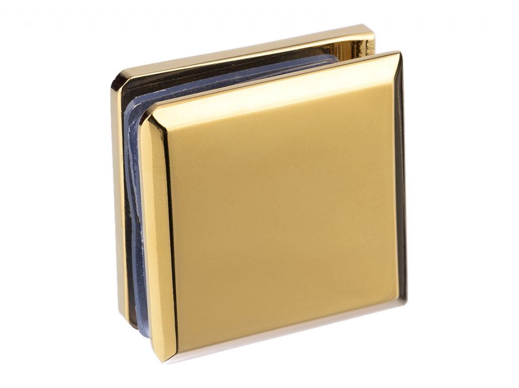 Коннектор 90° латунь стена-стекло-пол GIFF 721 золото