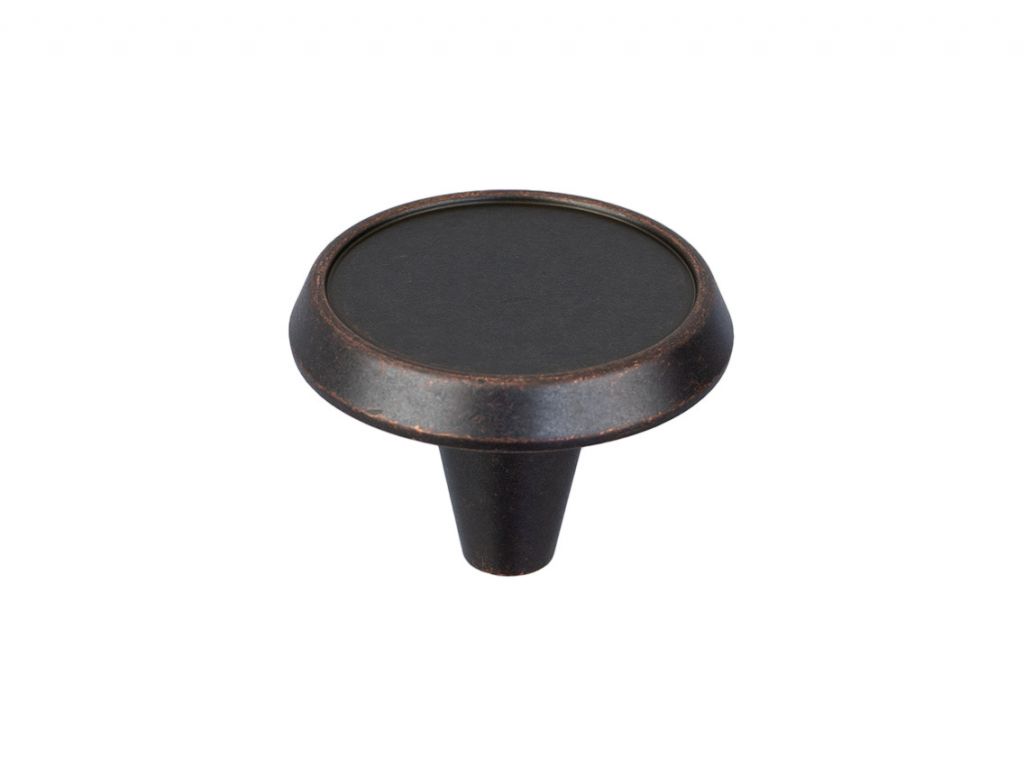 Ручка кнопка Gamet GU09-G25 патинированная матовая медь