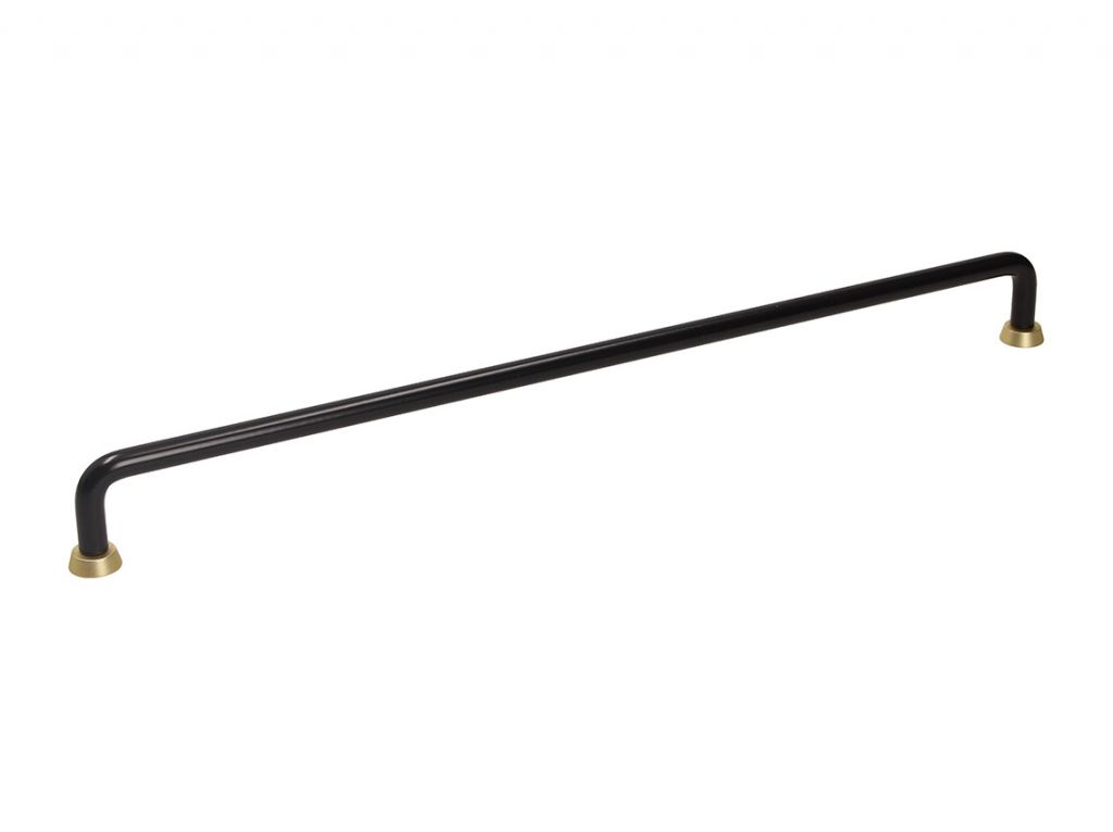 Ручка скоба Gamet US18-320-L31-G33 черный/матовое золото