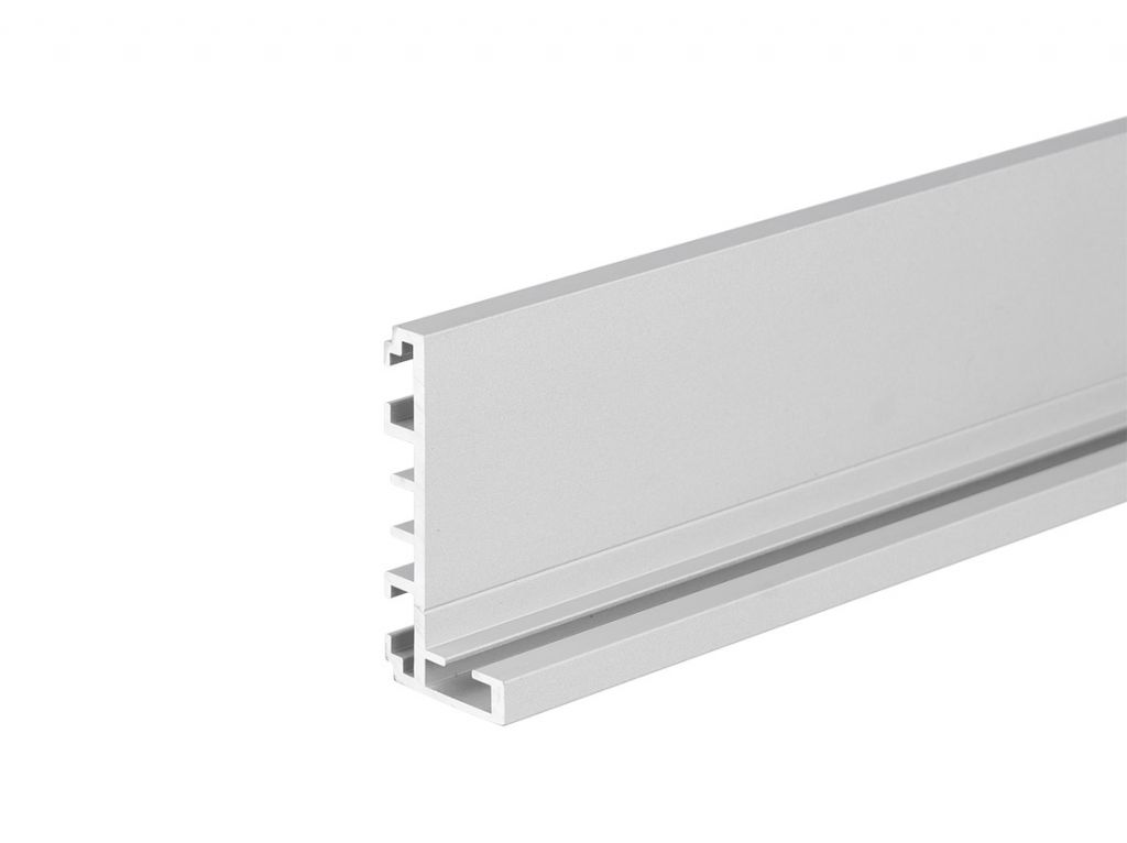 Комплект алюмінієвої дверної коробки  для скляних дверей, профіль L-подібний