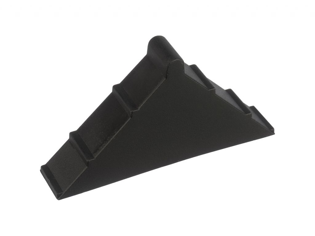 Уголок защитный пластиковый для плитных материалов 16 мм 70х70 черный