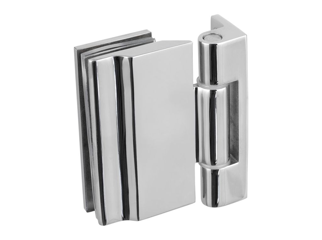 Петля 90* без фіксації GIFF Glass стіна-скло полірований хром