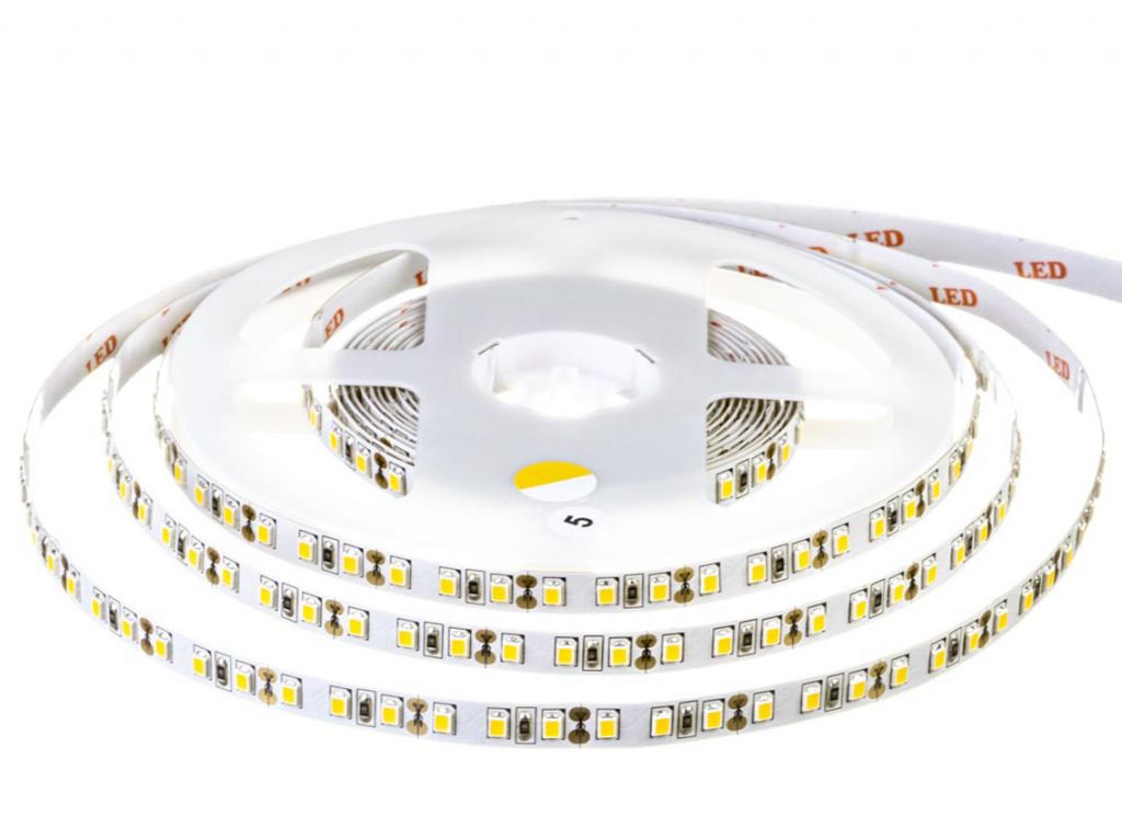 Лента LED SMD3528-120L- 8мм (неизол.) IP20 W  (белый теплый)