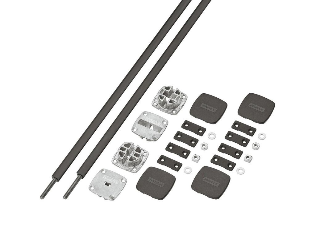 Вирівнююча система PLANOFIT колір чорний 2650 мм, Hafele (2 повних комплекта)