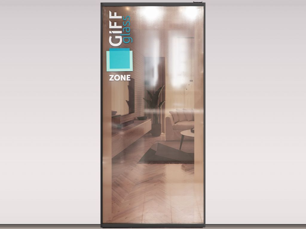 Комплект для подвесной двери невидимого монтажа GIFF Glass Zone 1200x2500 мм