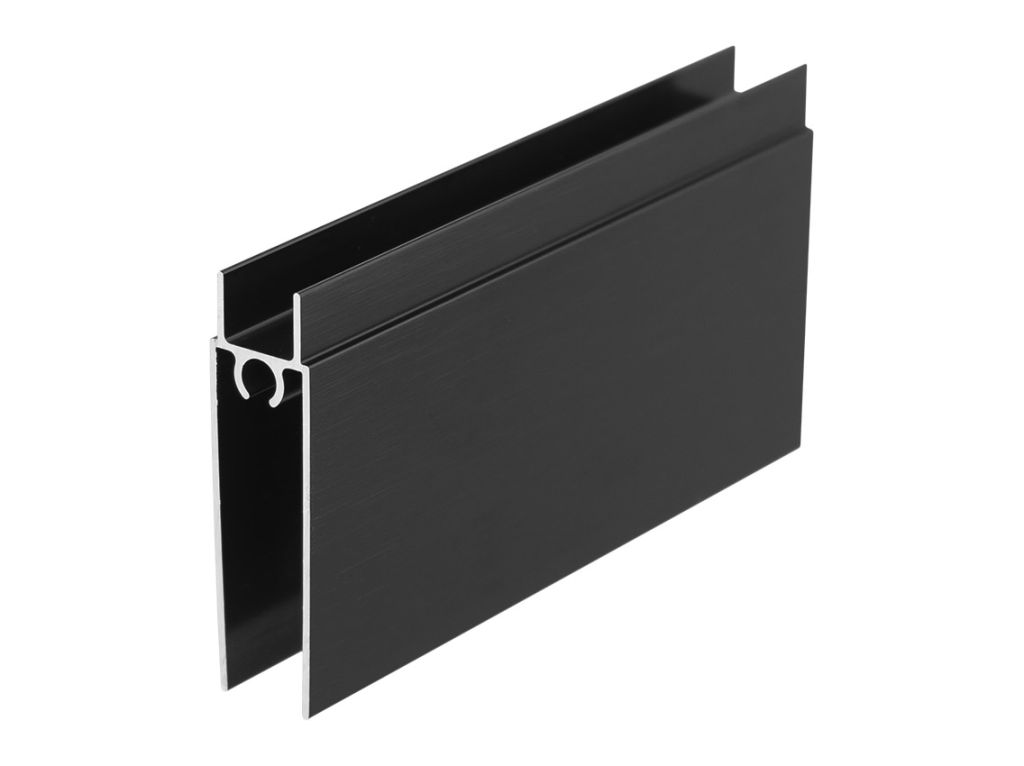 Профіль горизонтальний нижній SLIDER L=5000 чорний браш