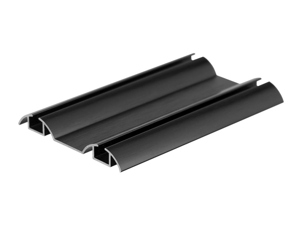 Профіль направляючий нижній SLIDER L=5000 чорний браш