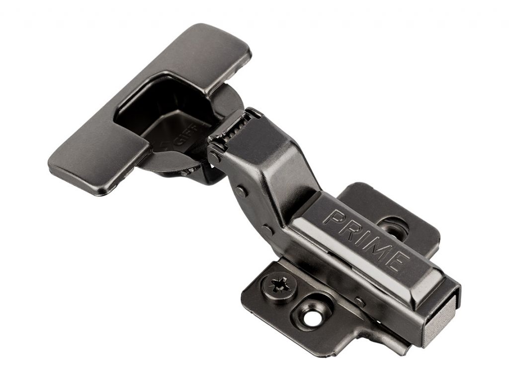 Петля вкладна з дотягувачем Clip-on 3D GIFF PRIME d=35 H=0 чорний нікель