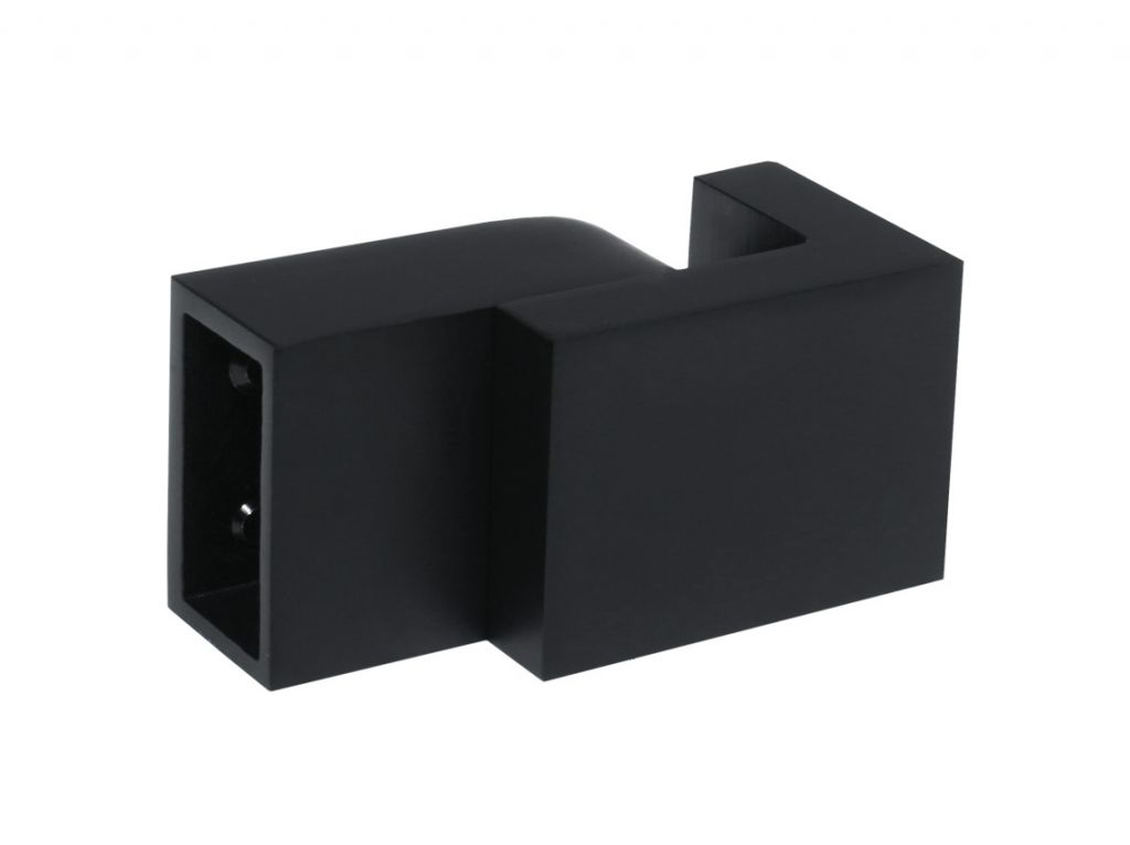 Крепление стена-труба регулируемый 20x10мм GIFF черный матовый