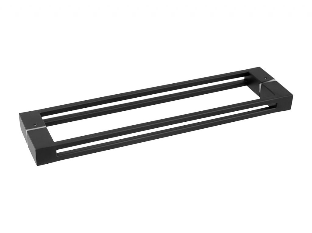 Ручка-тримач для рушника 440*30*30*10*10 GIFF чорний матовий