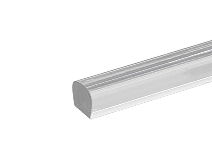 Порог 10х10 мм GIFF L=2000 мм прозрачный