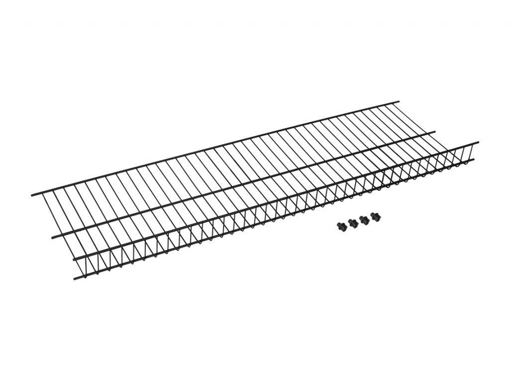 Полка под обувь L=1200 черная