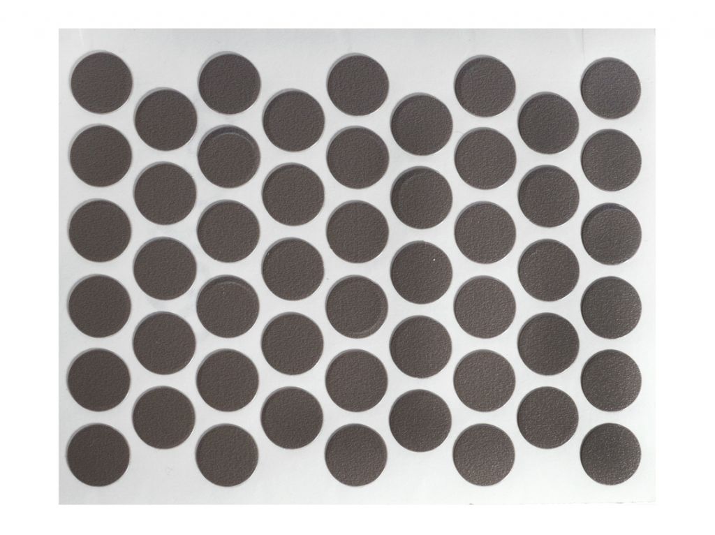 Заглушка конфирмата самоклеющаяся Weiss d=14 трюфель коричневый (50 шт) (748)