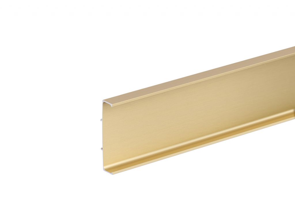 Профіль Gola С-подібний універсальний Volpato Clap`n`FIT L=4200 матове золото (80/G39)