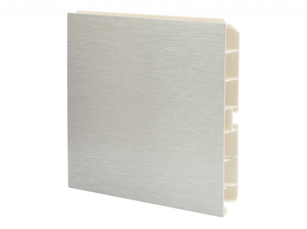 Уценка. Планка цокольная Volpato L=4000 H=100 никель браш