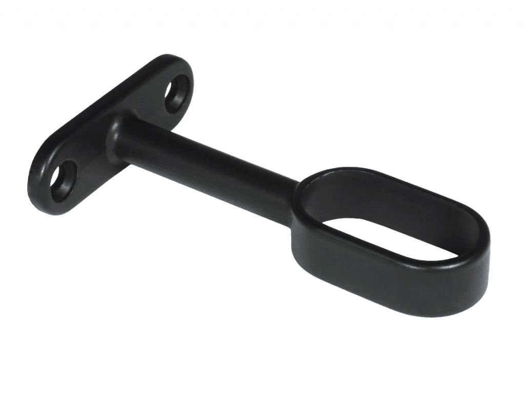 Тримач овал-труби відкритий чорний