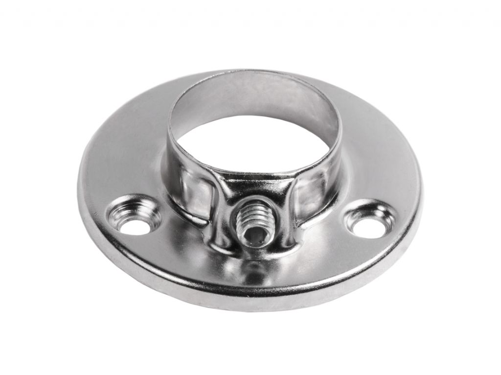 R-11/M Кріплення труби d=25 (сталь) ALVA фланець хром