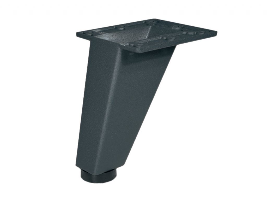 Опора регулируемая изогнутая GIFF Corner Н=90 графит