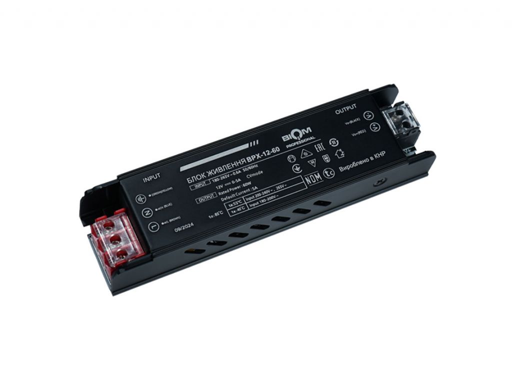 Блок живлення Professional DC12 60W BPX-12-60 5А