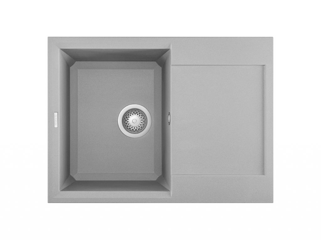 Мойка искусственный камень Elleci 680x500 Easy 135 Aluminium M79