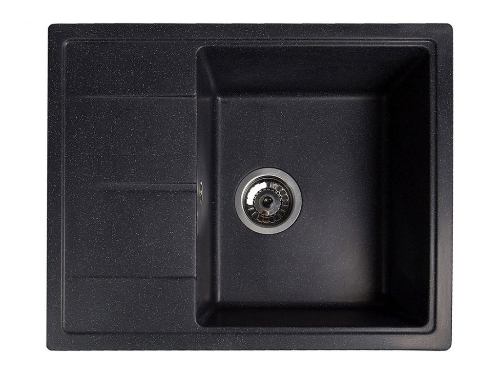 Мийка штучний камінь Solid 580х470 Силіка антрацит (без отвору під змішувач)