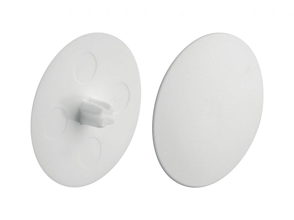 Заглушка стяжки MAXIFIX HAFELE D39 пластик білий (262.87.790)