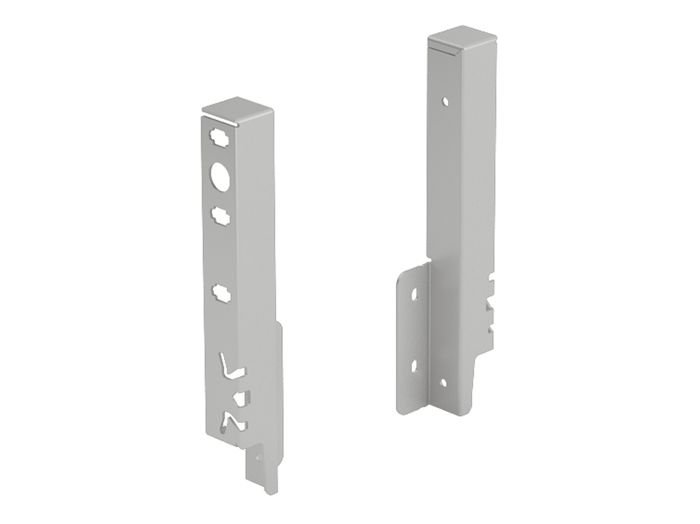 Соединитель задней стенки ArciTech правый Hettich H=186 серебро (9.121.844)