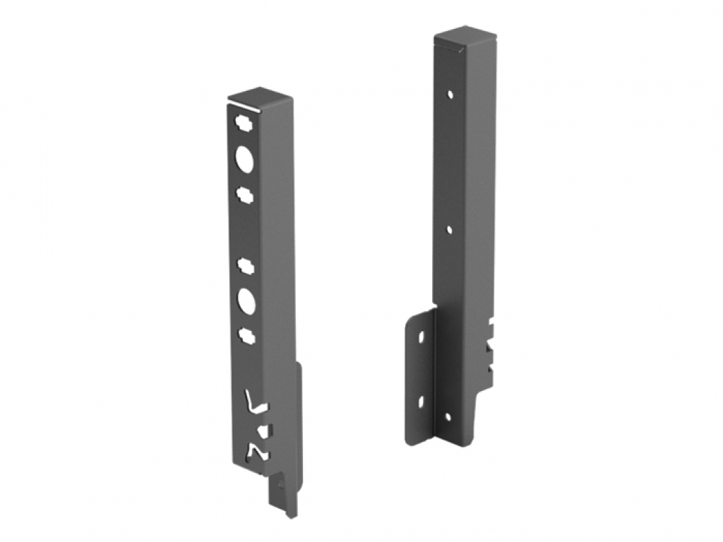 Соединитель задней стенки ArciTech левый Hettich H=218 антрацит (9.121.855)