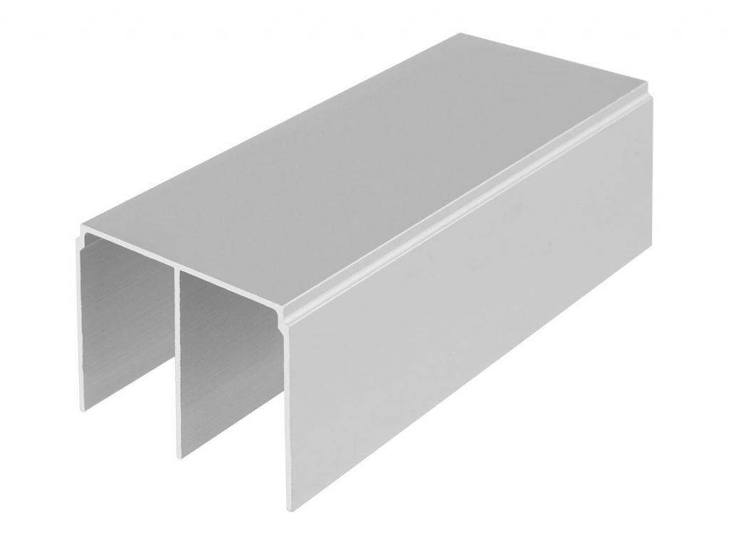 Направляющий профиль верхний Slider LINE L=5100 серебро