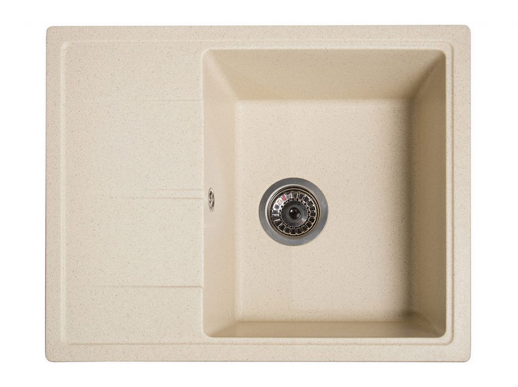 Мийка штучний камінь Solid 580х470 Силіка капучино (без отвору під змішувач)