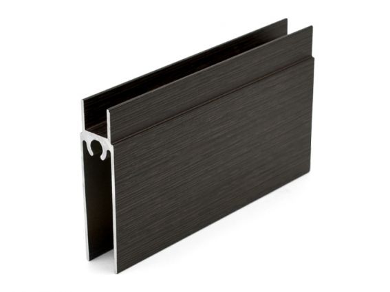 Горизонтальный профиль нижний Slider (венге матовый) L=5000