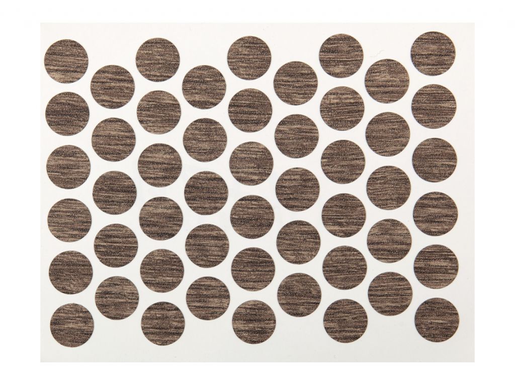 Заглушка на конфірмат самоклеюча Weiss d=14 дуб галіфакс (50 шт) (3035)