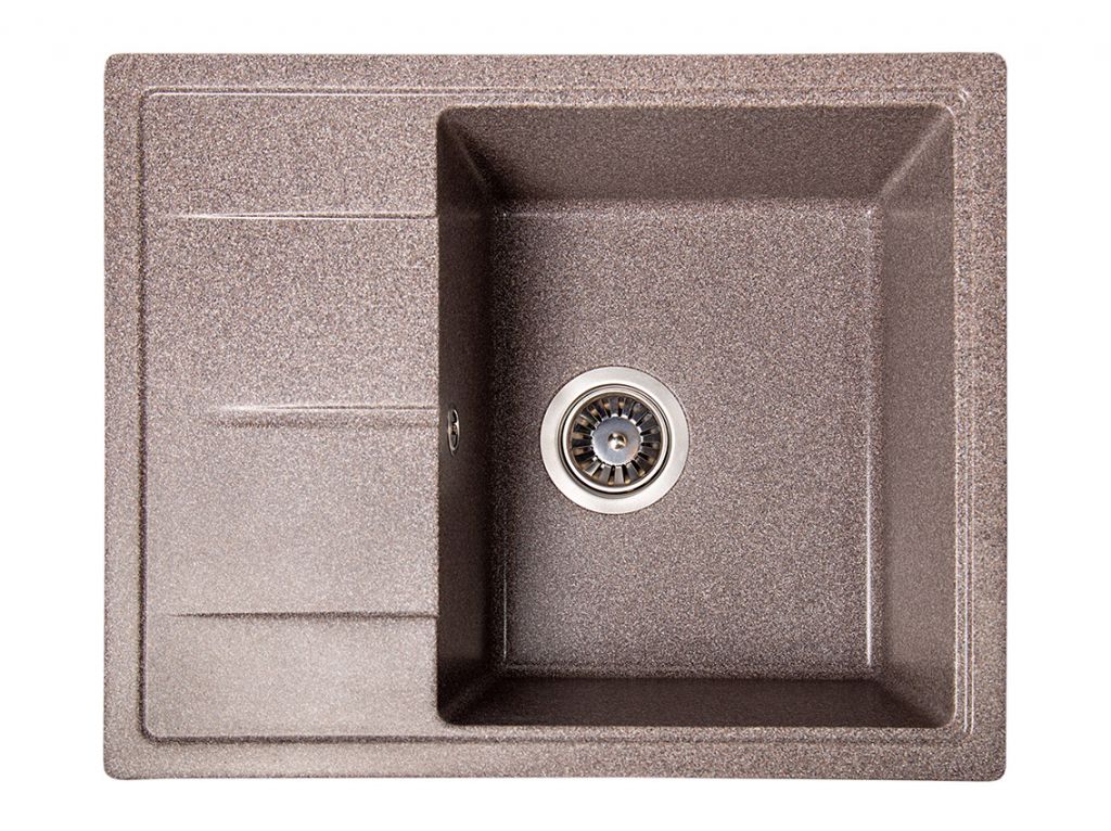 Мойка искусственный камень Solid 580х470 Силика гранит (без отверстия под смеситель)