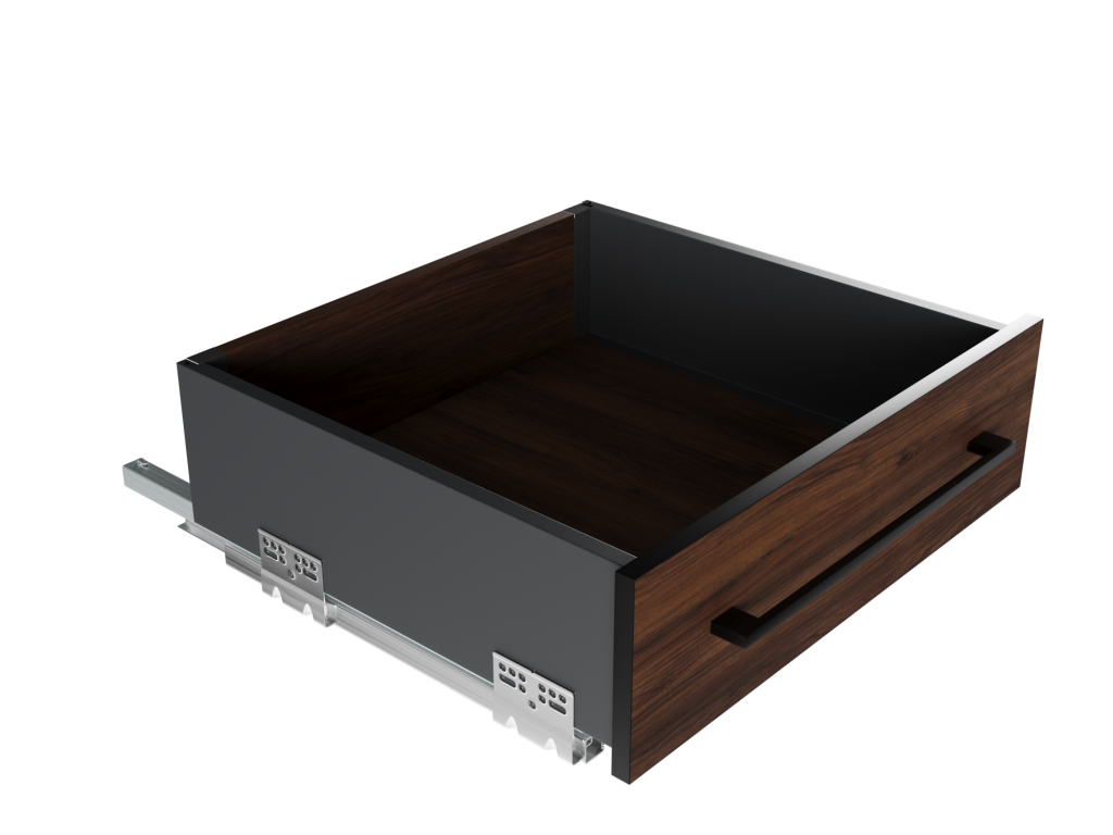 Выдвижной ящик GIFF PRIME FlatBox 3D L=400 H=116 графит