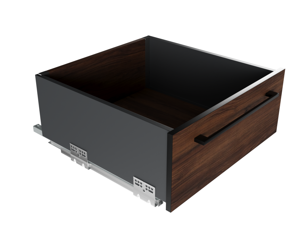 Висувний ящик GIFF PRIME FlatBox 3D L=450 H=167 графіт