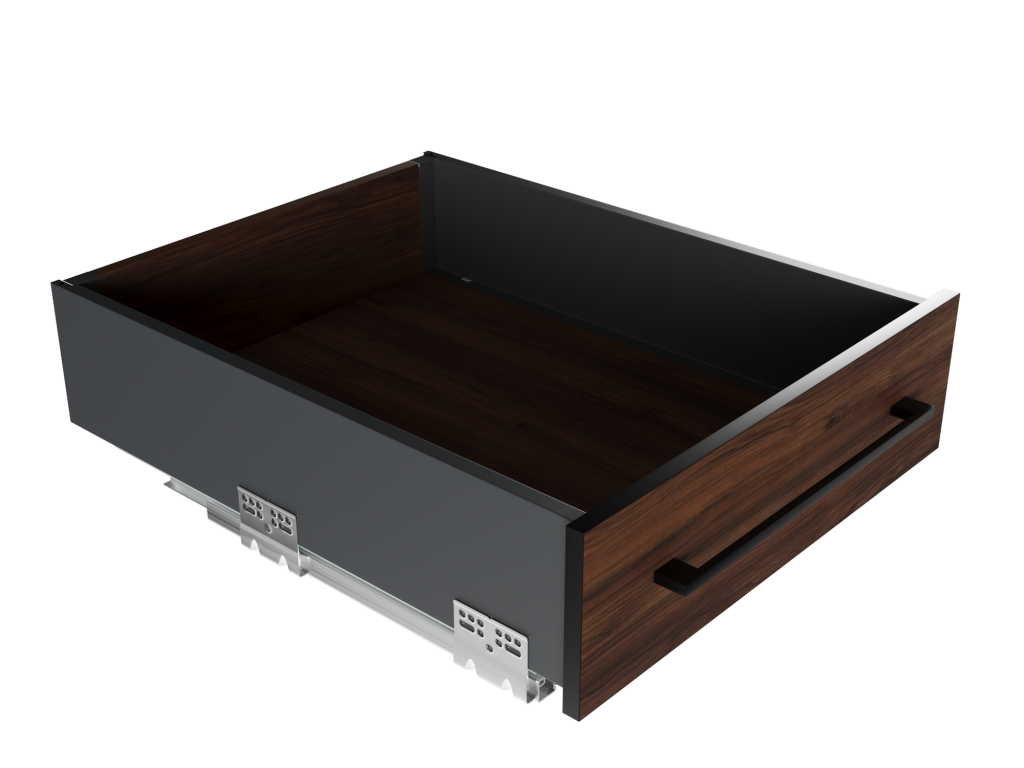 Выдвижной ящик GIFF PRIME FlatBox 3D L=550 H=116 графит