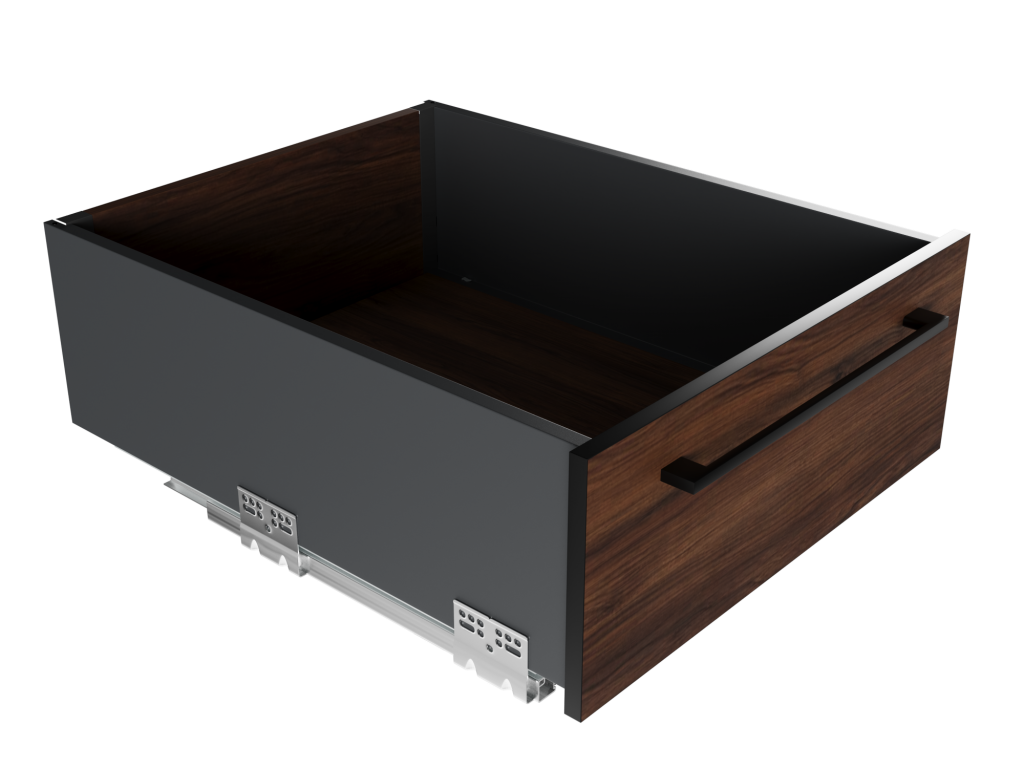Выдвижной ящик GIFF PRIME FlatBox 3D L=550 H=167 графит