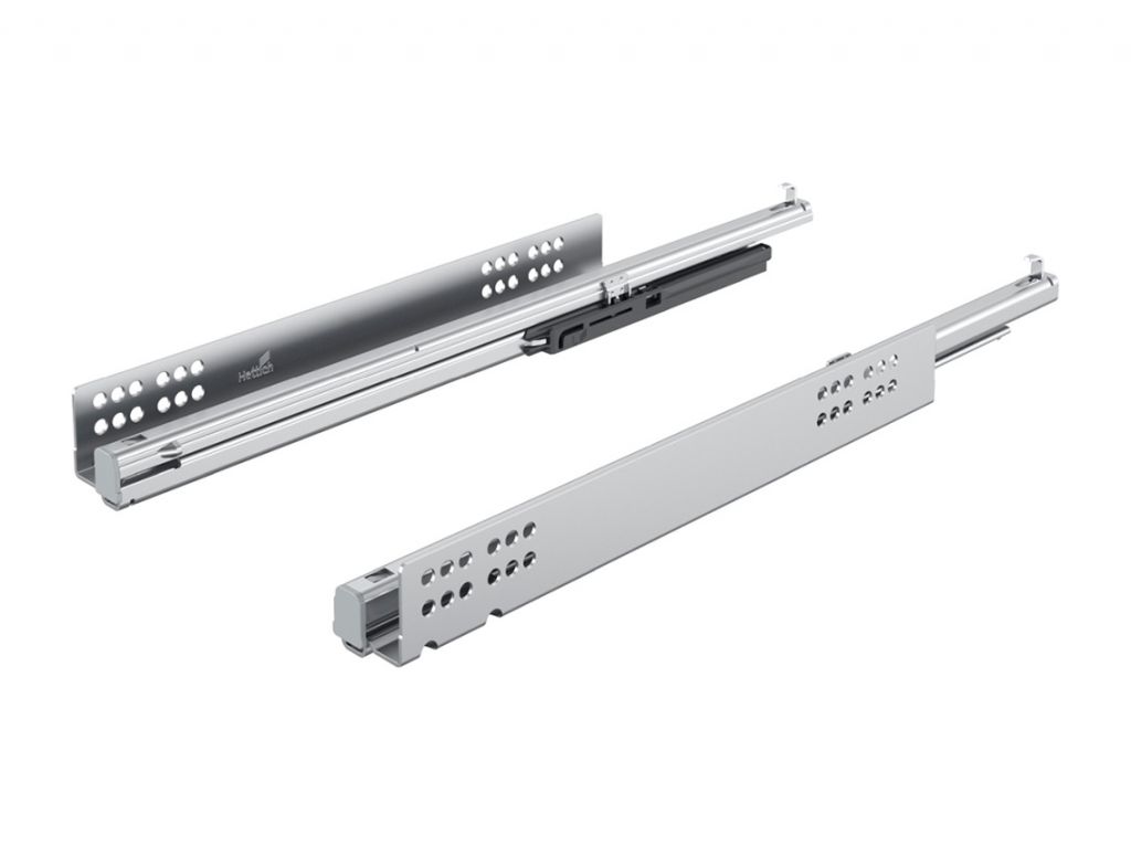 Направляющая полного выдвижения Hettich Quadro V6 Silent System L=450, левая, ДСП 18 мм (9.225.729)