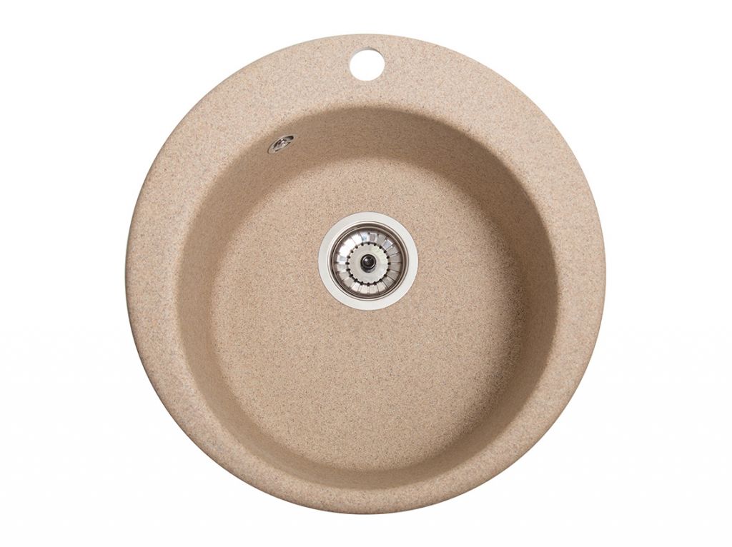 Мийка штучний камінь Solid Поні D475 латино беж (з отвором під змішувач)